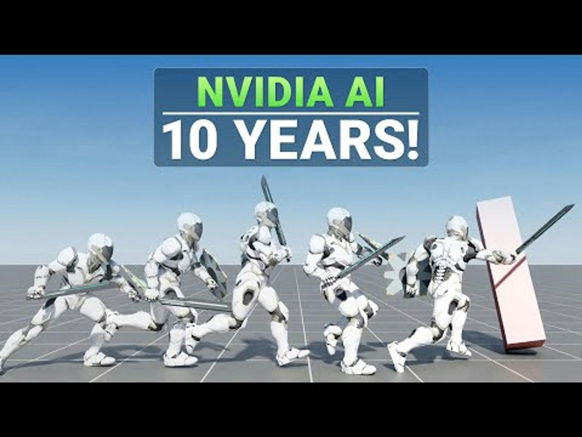 NVIDIA's New AI Trained For 10 Years! But How? 🤺